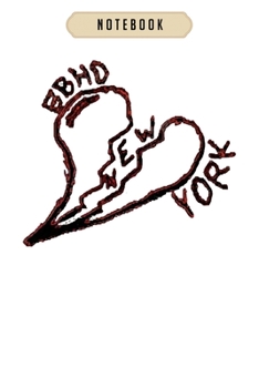 Notebook: Bbho heart broken  Notebook|6x9(100 pages)Blank Lined Paperback Journal For Student, kids, women, girls, boys, men, birthday gifts|Veteran day gifts notebook