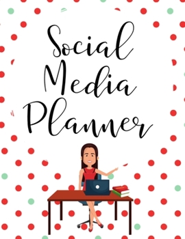 Paperback Social Media Planner: Organizer for Social Media Daily Tracking and Account Management Book