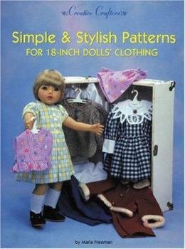 Paperback Simple & Stylish Patterns for 18-Inch Dolls' Clothing Book