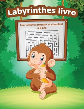 Paperback Labyrinthes Livre pour Enfants Amusant et Stimulant 4-8 ans: Livre de Jeux pour Enfant, PAGES GRAND FORMAT & SOLUTIONS [French] Book