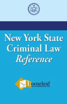 Paperback 2010 New York State Criminal Law Reference Book