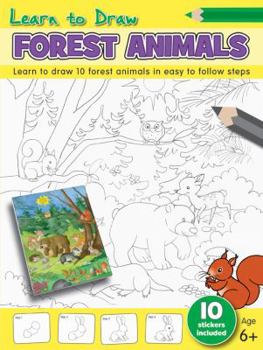 Paperback Learn to Draw - Forest Animals Book