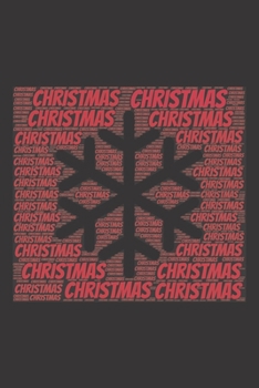 Christmas: Notebook, Journal | Lined Paper | 120 Pages DIN A5 (6 x 9") | Notes, Drawings, Planer, Diary, Organization | Word Cloud Present