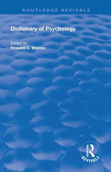 Paperback Dictionary of Psychology Book