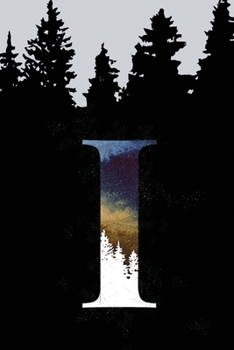 Paperback Bullet Journal with Monogram Letter I: Dotted Grid Notebook Book