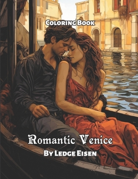 Paperback Romantic Venice Coloring Book