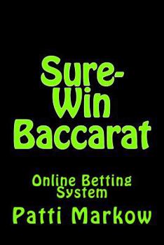 Paperback Sure-Win Baccarat: Online Betting System Book