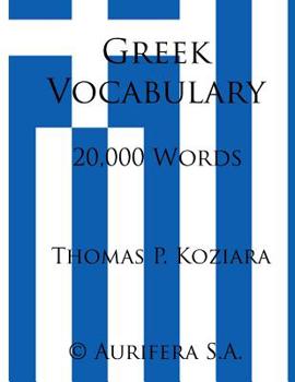 Paperback Greek Vocabulary Book
