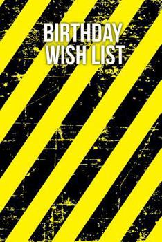 Paperback Birthday Wish List Book