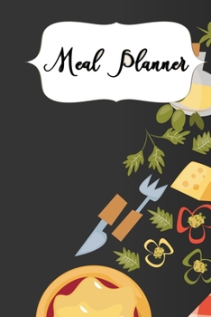 Paperback Meal Planner: Grocery List With Weekly Meal Planner Book