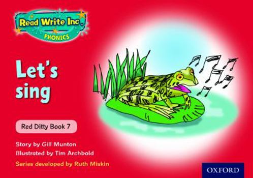 Paperback Read Write Inc. Phonics: Red Ditty Book 7 Let's Sing Book