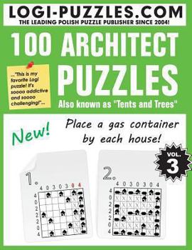 Paperback 100 Architect Puzzles: Tents and Trees Book