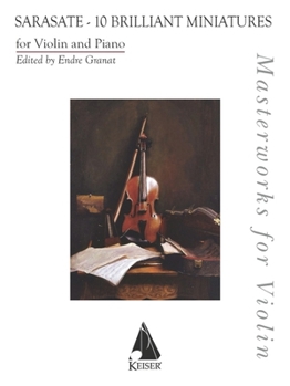 Paperback 10 Brilliant Miniatures: For Violin and Piano Masterworks for Violin Series Book
