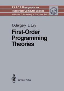 Paperback First-Order Programming Theories Book
