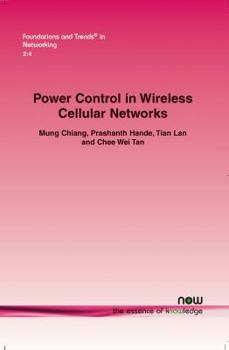 Paperback Power Control in Wireless Cellular Networks Book