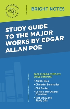 Paperback Study Guide to the Major Works by Edgar Allan Poe Book