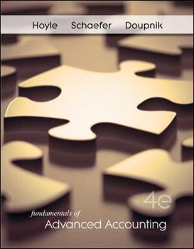 Hardcover Fundamentals of Advanced Accounting, 4th Edition Book
