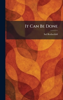 Hardcover It Can Be Done Book
