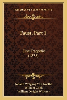 Paperback Faust, Part 1: Eine Tragodie (1878) [German] Book