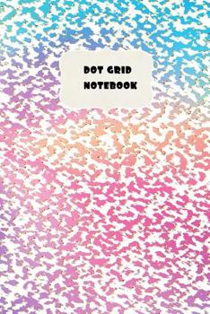 Dot Grid Notebook: Pink. Blue and Pink Etching Emobossed Scrapbook Theme- 6 x 9" 150 dotted pages for Artists, Architects or Writers