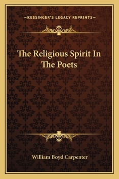 Paperback The Religious Spirit In The Poets Book