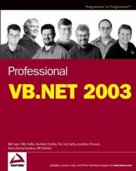 Paperback Professional VB.NET 2003 Book