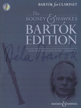 Paperback Bartok for Clarinet: Stylish Arrangements for Clarinet and Piano [With CD (Audio)] Book