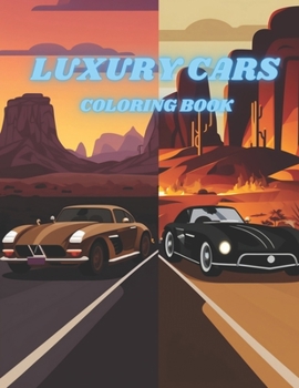 Paperback Luxury Cars Coloring Book