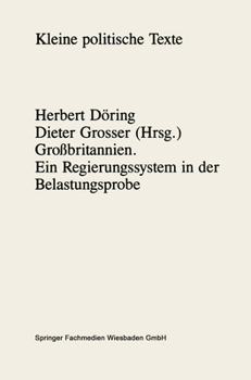 Paperback Großbritannien: Ein Regierungssystem in Der Belastungsprobe [German] Book