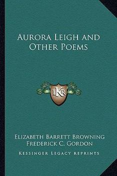 Paperback Aurora Leigh and Other Poems Book