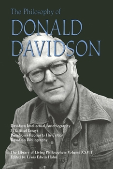 Paperback Philosophy of Donald Davidson Book