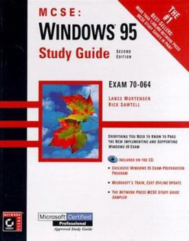 Hardcover Windows 95 Study Guide [With Includes a Windows 95 Test-Simulation Program...] Book