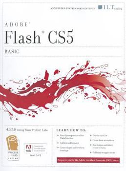 Paperback Flash Cs5 Professional: Basic, Aca Edition + Certblaster Book