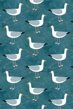 Notes: A Blank Guitar Tab Music Notebook with Seagull Pattern Cover Art