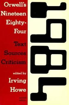 Paperback Orwell's Nineteen Eighty-Four: Text, Sources, Criticism Book