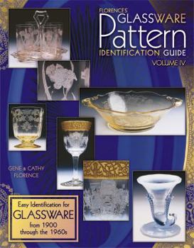 Paperback Florences' Glassware Pattern Identification Guide: Easy Identification for Glassware from 1900 Through the 1960's Book