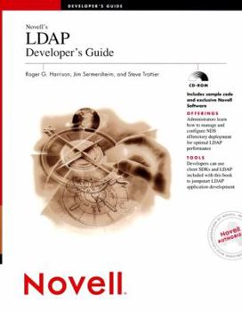 Paperback Novell's LDAP Developer's Guide [With CDROM] Book