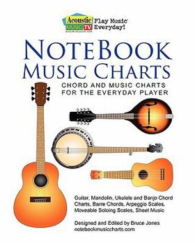 Paperback Notebook Music Charts: Chord and Music Charts for the Everyday Player Book