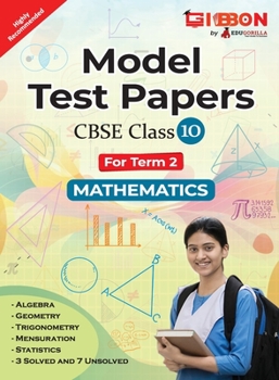 Paperback Model Test Papers For CBSE Mathematics - Class X (Term 2) Book