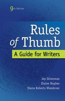 Hardcover Rules of Thumb 9e with MLA Booklet 2016 Book