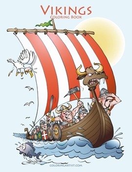 Paperback Vikings Coloring Book 1 Book