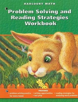 Paperback Harcourt School Publishers Math: Problem Solving/Reading Strategies Workbook Grade 1 Book
