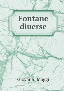 Paperback Fontane diuerse [Italian] Book