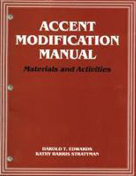 Paperback Accent Modification Manual: Materials and Activities Book