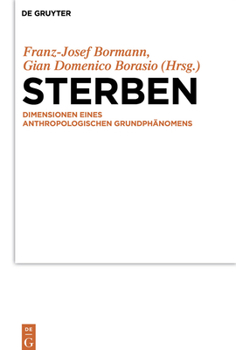 Paperback Sterben: Dimensionen Eines Anthropologischen Grundphänomens [German] Book