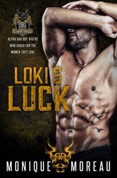 Paperback Loki's Luck: A Bad Boy Biker Romance [Large Print] Book