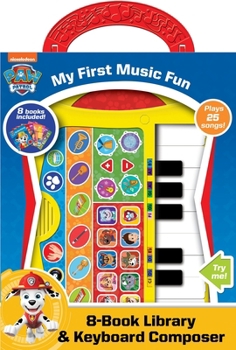 Misc. Nickelodeon Paw Patrol: My First Music Fun 8-Book Library and Keyboard Composer Sound Book Set [With Battery] Book