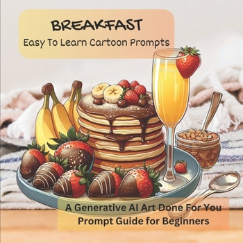 Paperback BREAKFAST - Easy To Learn Cartoon Prompts: A Generative AI Art Done For You Prompt Guide for Beginners Book