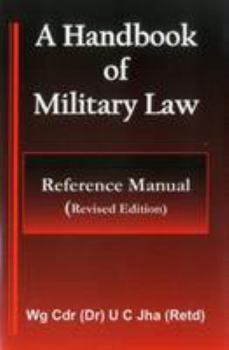 Hardcover A Handbook of Military Law - Reference Manual Book