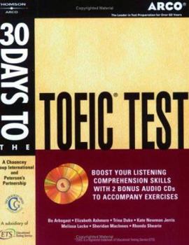 Paperback 30 Days to the Toeic Test [With CD] Book